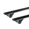 CRUZ Airo FIX Black 2 Bar Roof Rack for MG HS 5dr SUV with Flush Roof Rail (2018 onwards) - Flush Rail Mount