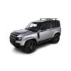 Rhino Rack JC-01594 Vortex RCH-RCL Black 2 Bar Roof Rack for Land Rover Defender 90 Gen2 3dr SUV with Factory Fitted Track (2020 onwards) - Track Mount