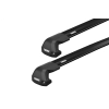 Thule WingBar Edge Black 2 Bar Roof Rack for PORSCHE Cayenne 5dr SUV with Factory Fitted Track (2003 to 2010)