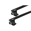 Thule WingBar Evo Black 2 Bar Roof Rack for MINI Clubman 5dr Hatch with Bare Roof (2016 onwards)