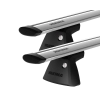 Yakima JetStream BaseLine Silver 2 Bar Roof Rack for GMC Sierra 2500HD Double Cab 4dr Ute with Bare Roof (2019 onwards) - Clamp Mount