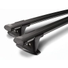 Yakima Aero ThruBar Black 2 Bar Roof Rack for BYD Shark 4dr Ute with Raised Roof Rail (2024 onwards) - Raised Rail Mount