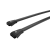 Prorack Standard Rail Bar Black 2 Bar Roof Rack for DODGE Journey 5dr SUV with Raised Roof Rail (2008 to 2017)