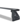 Rhino Rack JA2495 Vortex RL150 Black 2 Bar Roof Rack for Mitsubishi Starwagon WA 5dr Wagon with Bare Roof (1994 to 2003) - Gutter Mount