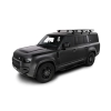 Rhino Rack JC-01926 Vortex RCL Black 3 Bar Roof Rack for Land Rover Defender 90 Gen2 3dr SUV with Factory Fitted Track (2020 onwards) - Factory Point Mount