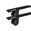 Rhino Rack JC-04189 Sportz 2500 Black 2 Bar FMP Roof Rack for Mitsubishi ASX XA-XD 5dr SUV with Bare Roof (2010 onwards) - Factory Point Mount
