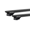 Rhino Rack JC-04089 Sportz SX Black 2 Bar Roof Rack for Volvo V60 5dr Wagon with Raised Roof Rail (2010 to 2018) - Raised Rail Mount