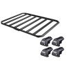 Thule 7104 Caprock M (1500 x 1500mm) Platform for Seat Ateca 5dr SUV with Raised Roof Rail (2016 onwards) - Raised Rail Mount