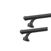 Thule 9510 SquareBar Evo Black 2 Bar Roof Rack for Daihatsu Feroza 2dr SUV with Rain Gutter (1988 to 2002) - Gutter Mount