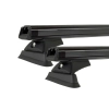 Rhino Rack JB0072 Heavy Duty RCL Trackmount Black 2 Bar Roof Rack for VOLVO 740-760 5dr Wagon with Bare Roof (1983 to 1991)