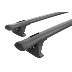 Prorack Aero Through Black 2 Bar Roof Rack for DS DS5 5dr Hatch with Bare Roof (2016 onwards)