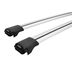 Prorack Aero Rail Bar Silver 2 Bar Roof Rack for HSV Colorado 4dr Ute with Raised Roof Rail (2018 onwards)