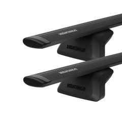 Yakima JetStream Thru bar Black 2 Bar Roof Rack for HAVAL H6 5dr SUV with Flush Roof Rail (2021 onwards)