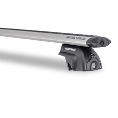 Rhino Rack JB1646 Vortex SX Silver 2 Bar Roof Rack for Volvo XC90 5dr SUV with Raised Roof Rail (2015 onwards) - Flush Rail Mount