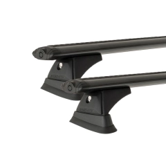 Rhino Rack JB0818 Vortex RCH Trackmount Black 2 Bar Roof Rack for DAIHATSU Terios 5dr SUV with Bare Roof (1997 to 2005)