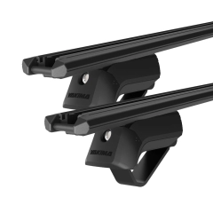 Yakima TrimHD Thru bar Black 2 Bar Roof Rack for MINI Countryman 5dr SUV with Raised Roof Rail (2017 onwards)