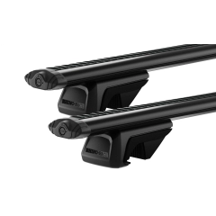 Rhino Rack JC-01549 Vortex RX Black 2 Bar Roof Rack for BYD Shark 4dr Ute with Raised Roof Rail (2024 onwards) - Raised Rail Mount