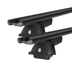 Yakima TrimHD SkyLine Black 2 Bar Roof Rack for Land Rover Range Rover Sport Series 1 5dr SUV with Bare Roof (2005 to 2013) - Factory Point Mount