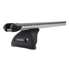 Prorack HD Through Bar Silver 1 Bar Roof Rack for MAHINDRA Pikup Single Cab 2dr Ute with Rain Gutter (2017 onwards)