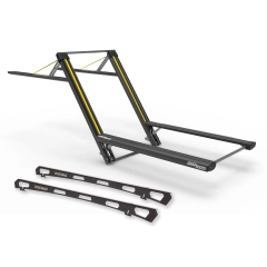 Yakima LNL Platform A (1240 X 1530mm) with RuggedLine spine attachment for Mitsubishi Triton ML-MN 4dr Ute with Bare Roof (2005 to 2015) - Track Mount