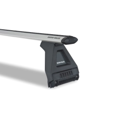 Rhino Rack JA2621 Vortex RL150 Silver 2 Bar Roof Rack for Mitsubishi Starwagon WA 5dr Wagon with Bare Roof (1994 to 2003) - Gutter Mount