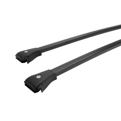 Prorack Standard Rail Bar Black 2 Bar Roof Rack for DODGE Journey 5dr SUV with Raised Roof Rail (2008 to 2017)