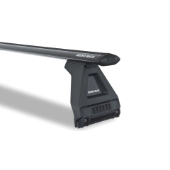 Rhino Rack JA2495 Vortex RL150 Black 2 Bar Roof Rack for Mitsubishi Starwagon WA 5dr Wagon with Bare Roof (1994 to 2003) - Gutter Mount