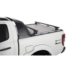 Rhino Rack JA6218 - Vortex RLT600 Black 2 Bar Roof Rack for FORD Ranger 4dr 4dr Ute from 2012