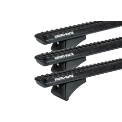 Rhino Rack JC-04919 Sportz RCH Black 3 Bar Roof Rack for Land Rover Range Rover 5dr SUV with Bare Roof (2002 to 2012) - Factory Point Mount