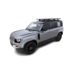 Rhino Rack JC-01412 Pioneer Platform (1928mm X 1236mm) with RCL Legs for Land Rover Defender 110 Gen2 5dr SUV with Factory Fitted Track (2020 onwards) - Factory Point Mount