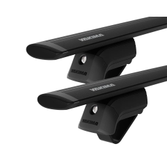 Yakima JetStream TimberLine Black 2 Bar Roof Rack for BYD Shark 4dr Ute with Raised Roof Rail (2024 onwards) - Raised Rail Mount