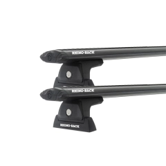 Rhino Rack JA7943 Vortex RLT600 Ditch Mount Black 2 Bar Roof Rack for DODGE RAM 4dr Ute with Bare Roof (2009 to 2018)
