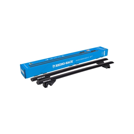 Rhino Rack RXB1VA118 RX100 Cross Bar Kit for Dodge Journey 5dr SUV with Raised Roof Rail (2008 to 2017) - Raised Rail Mount