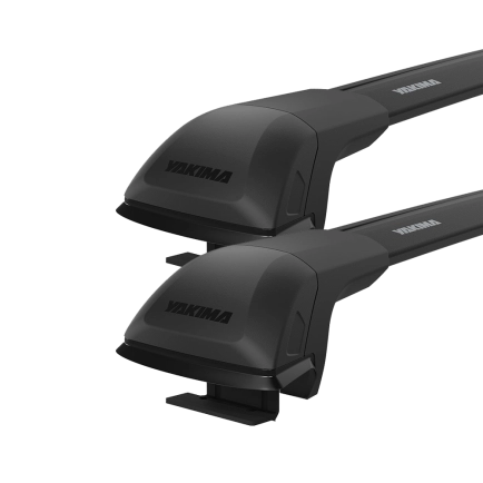 Yakima JetStream FX TimberLine Black 2 Bar Roof Rack for Haval H6 5dr SUV with Raised Roof Rail (2016 to 2021) - Raised Rail Mount