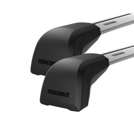 Yakima JetStream FX Flush Bar Silver 2 Bar Roof Rack for RAM 1500 Crew Cab DS/Classic 4dr Ute with Bare Roof (2013 onwards)