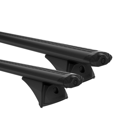 Rhino Rack JC-03052 Vortex RX300H Trackmount Black 2 Bar Roof Rack for Daihatsu Terios J100 5dr SUV with Bare Roof (1997 to 2005) - Track Mount