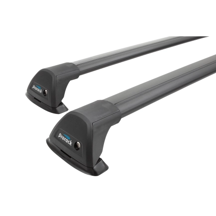 Prorack Aero Flush Black 2 Bar Roof Rack for Land Rover Defender 130 Gen2 5dr SUV with Factory Fitted Track (2023 onwards) - Track Mount