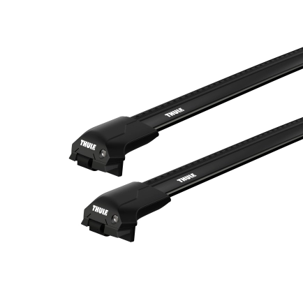 Thule WingBar Edge Black 2 Bar Roof Rack for MG GS 5dr SUV with Raised Roof Rail (2017 onwards)