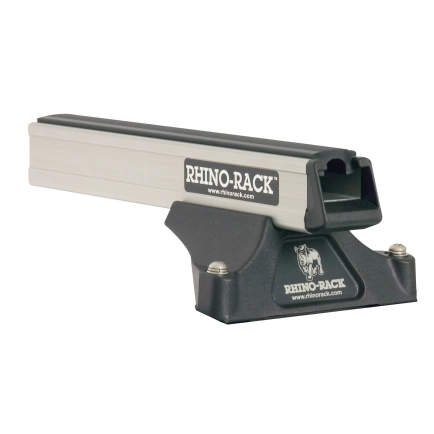 Rhino Rack JA0948 - Heavy Duty RLTP Silver 2 Bar Roof Rack for HINO 300 Series 2dr 2dr Narrow Cab from 2001
