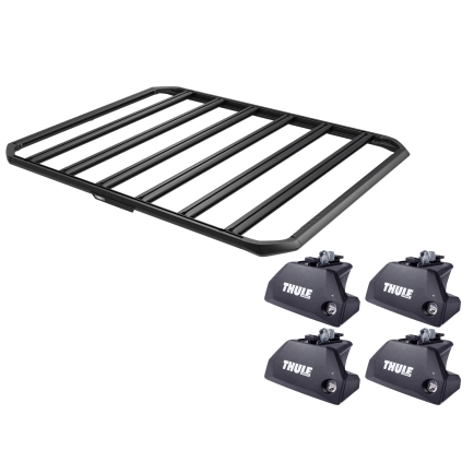 Thule 7106 Caprock S (1500 x 1330mm) Platform for Kia Sorento UM 5dr SUV with Flush Roof Rail (2015 to 2020) - Flush Rail Mount