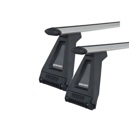 Rhino Rack JA2497 Vortex RL210 Silver 2 Bar Roof Rack for Mitsubishi Walkthrough (incl. Express) 2dr Van with Rain Gutter (1994 onwards) - Gutter Mount