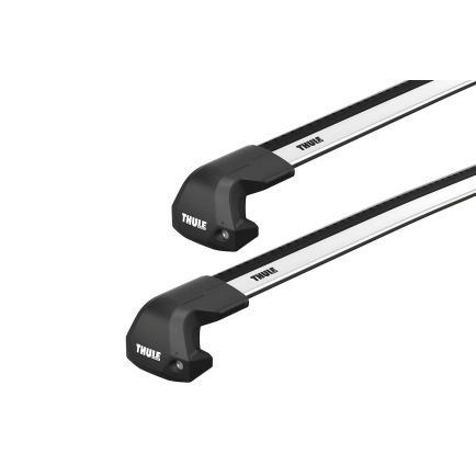 Thule 7207 WingBar Edge Silver 2 Bar Roof Rack for GMC Hummer EV 4dr Ute with Factory Mounting Point (2022 onwards) - Factory Point Mount