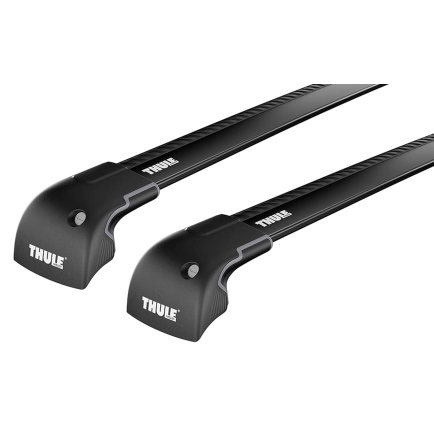 Thule 9592 WingBar Edge Rapid System Black 2 Bar Roof Rack for Volvo V60 5dr Wagon with Flush Roof Rail (2015 to 2018) - Flush Rail Mount