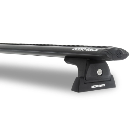 Rhino Rack JA7947 - Vortex RLT600 Ditch Mount Black 3 Bar Roof Rack for DODGE RAM 4dr 4dr Ute from 2010