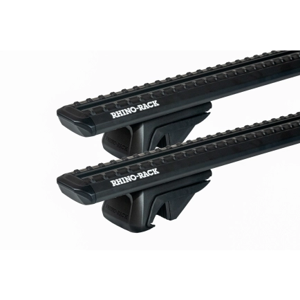 Rhino Rack JC-04971 Sportz RX Black 2 Bar Roof Rack for BYD Shark 4dr Ute with Raised Roof Rail (2024 onwards) - Raised Rail Mount
