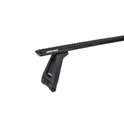 Rhino Rack JC-05027 Sportz RL210 Black 1 Bar Roof Rack for Land Rover Defender 110-130 2dr Ute with Rain Gutter (1990 to 2020) - Gutter Mount