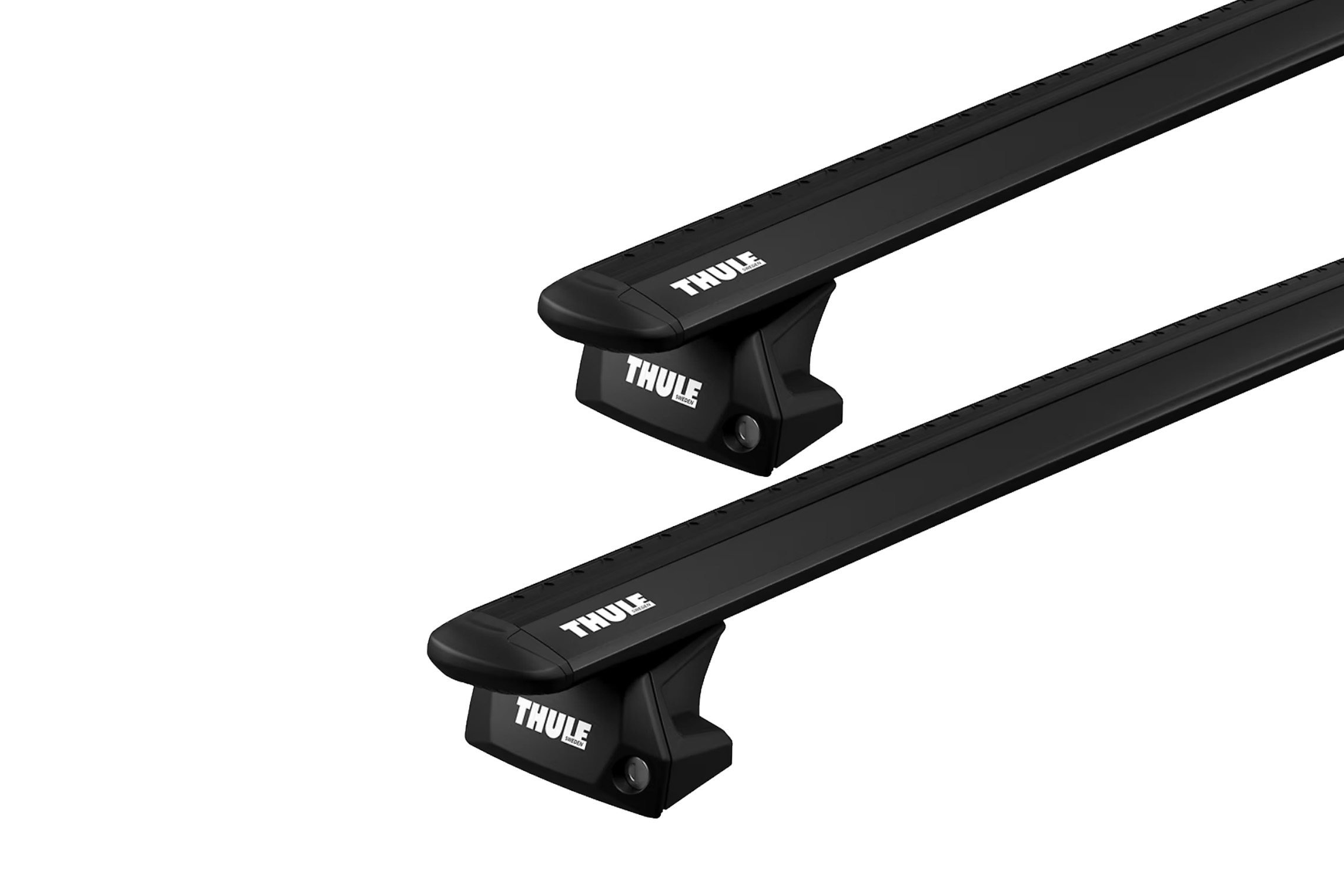 Thule WingBar Evo Black 2 Bar Roof Rack for MINI Clubman 5dr Hatch with Flush Roof Rail (2015 onwards)