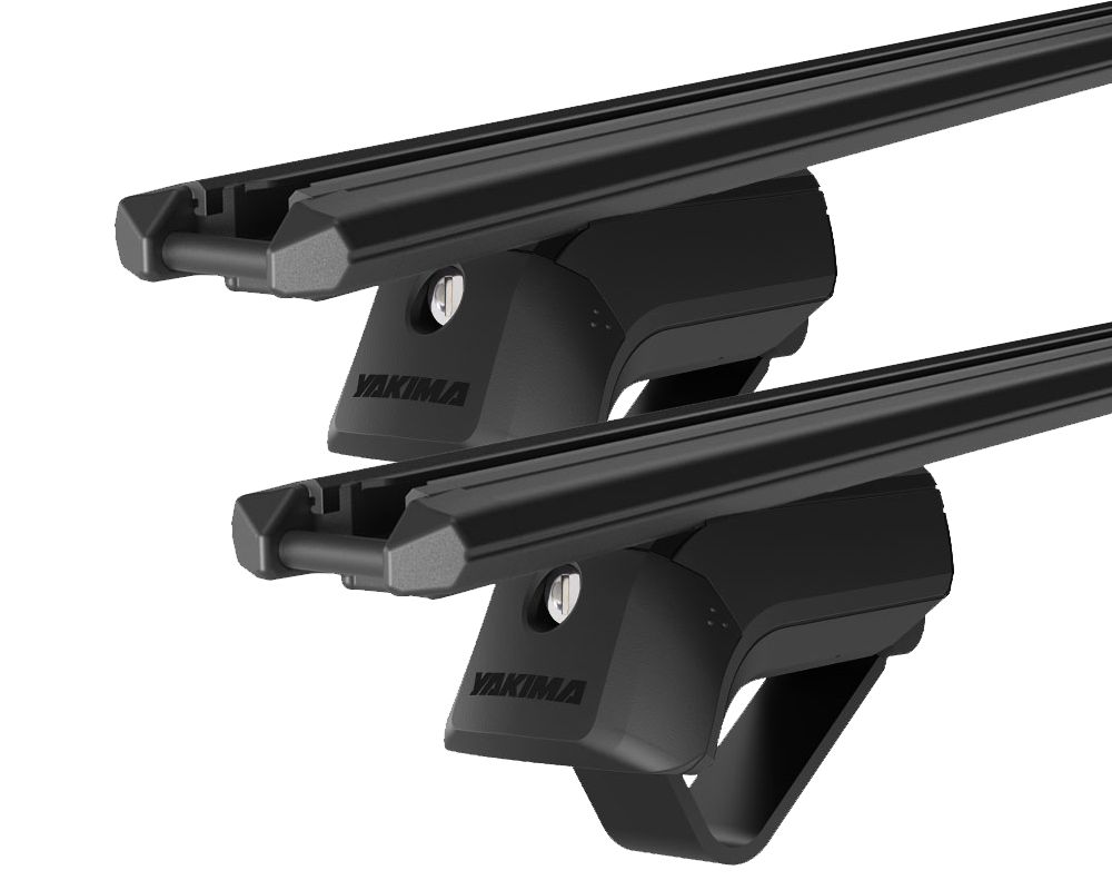 Yakima TrimHD TimberLine Black 2 Bar Roof Rack for BYD Shark 4dr Ute with Raised Roof Rail (2024 onwards) - Raised Rail Mount