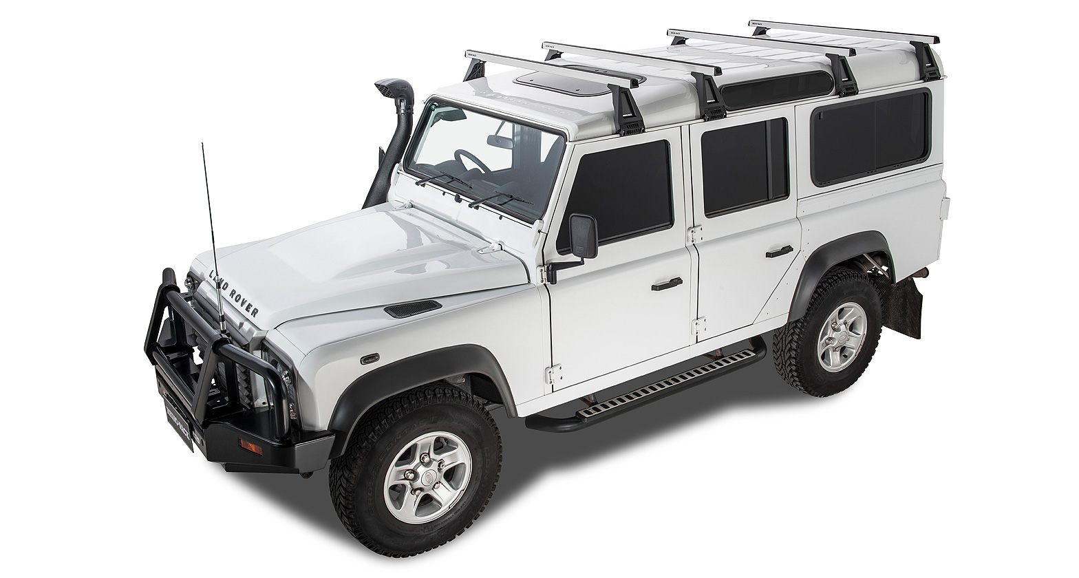 Heavy Duty RL210 Silver 4 Bar Roof Rack | Rhino-Rack