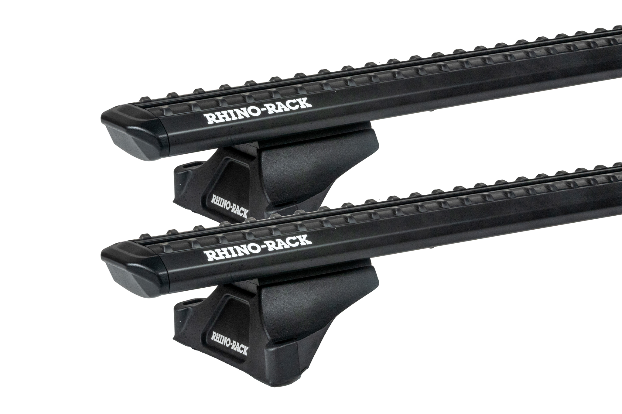 Rhino Rack JC-04733 Sportz RLTP Trackmount Black 2 Bar Roof Rack for Mitsubishi Pajero NS-NX 5dr SUV with Bare Roof (2006 to 2022) - Track Mount